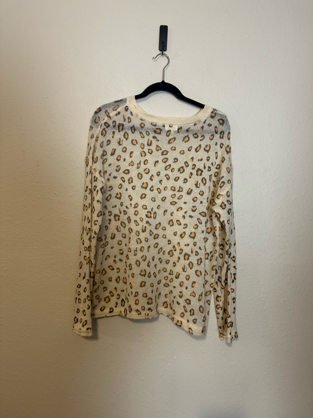 POL Leopard Wool Sweater Size Large - Picture 6 of 7